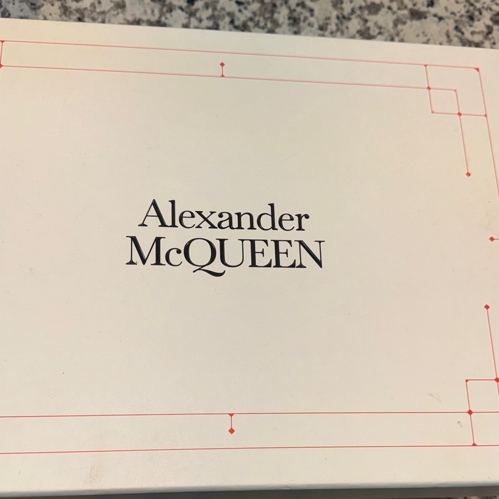 Alexander McQueen White and Black Sneakers - Picture 4 of 4